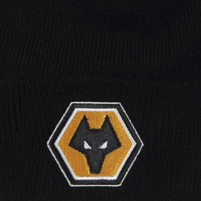 Premium Logo Bobble Hat - Black - Kids