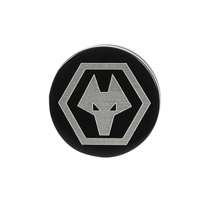 Crest Stud Single Earring - Black