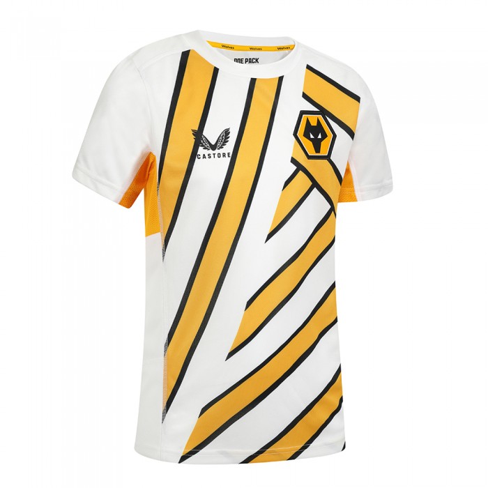 2021-22 Match Day Warm up T-Shirt - Gold - Junior