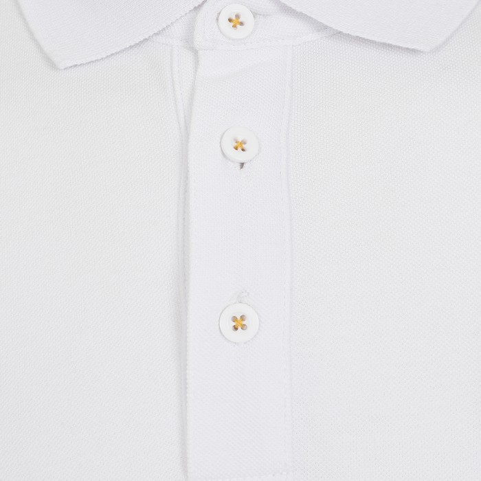 Essentials Crest Polo - White