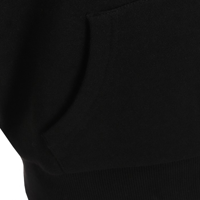 Essentials Large Crest Hoodie - Black - Kids