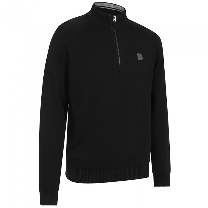 Molineux 1/4 Zip Sweat - Black