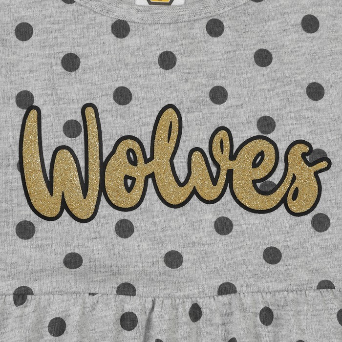 Print Glitter Dress - Infant