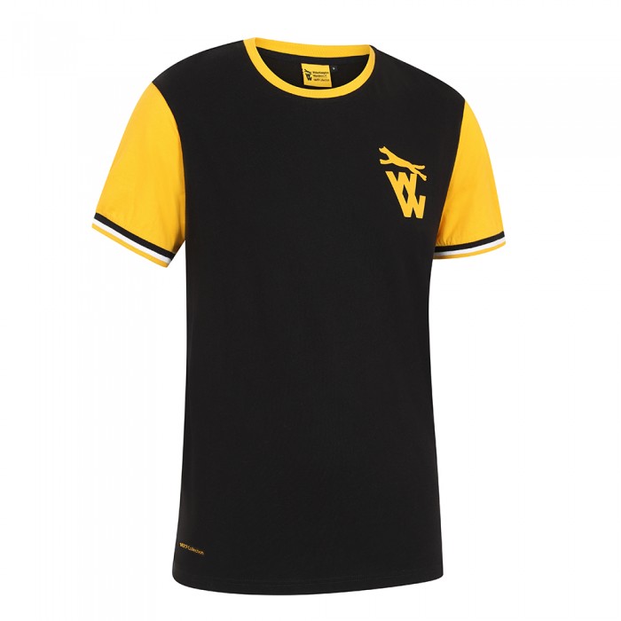 1877 Contrast Sleeve T-Shirt - Black