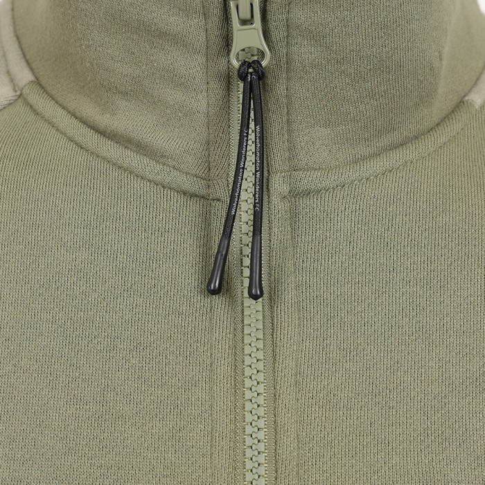 Terrace 1/4 Zip Pocket Sweat - Lichen Green