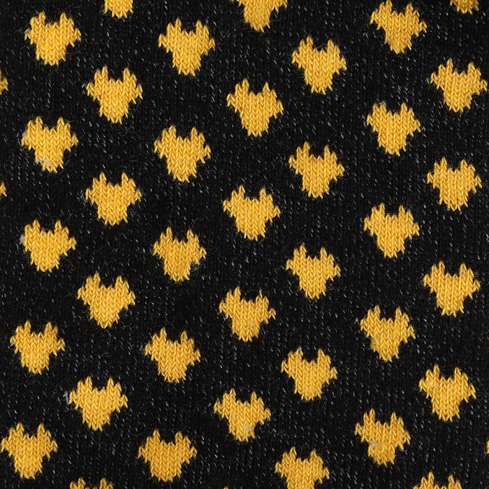 Wolf Head Socks - Gold