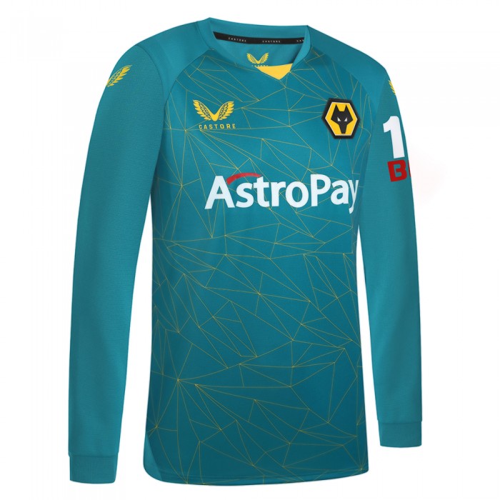 2022-23 Wolves Away Shirt - Long Sleeve - Adult