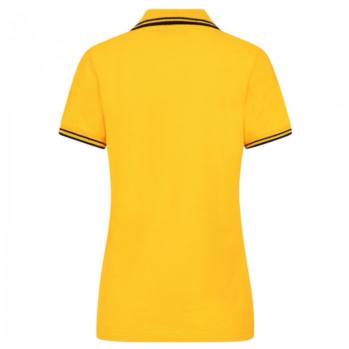 Essentials Tipped Polo - Gold - Womens