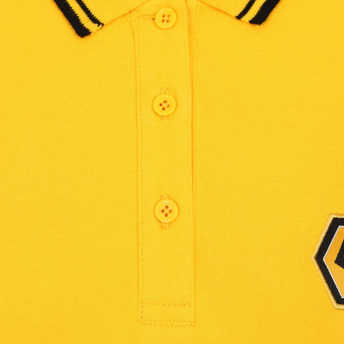 Essentials Tipped Polo - Gold - Womens