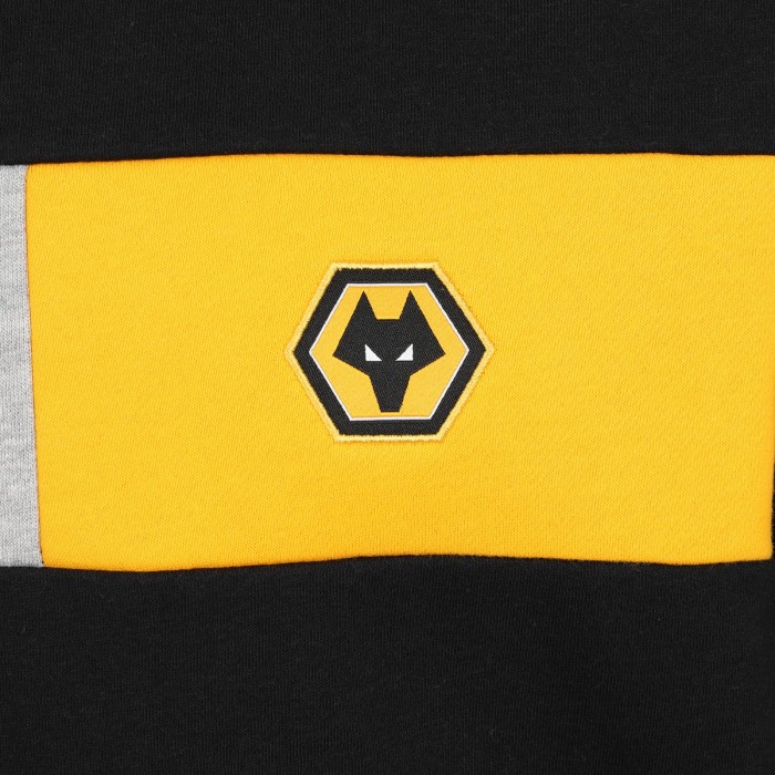 Essentials Cut & Sew Chest Panel Sweat - Black