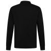 Molineux Long Sleeve Textured Collar Polo - Black