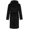 Tonal Crest Dressing Gown - Black - Kids