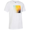 Gradient Box T-Shirt - White
