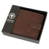 Boxed Leather Wallet - Brown