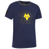 Terrace Wolf Head T-Shirt - Navy