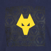 Terrace Wolf Head T-Shirt - Navy
