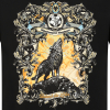 Unleash The Lobos T-Shirt- Black