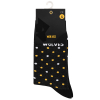 Polka Wolfhead Sock