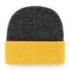 Two Tone Brain Freeze Cuff Knit by 47