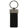 Debossed Leather Keyring