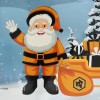 Jolly Santa Gift Bag