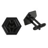 Crest Cufflinks - Black