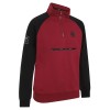 Terrace 1/4 Zip Pocket Sweat - Burgundy
