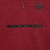 Terrace 1/4 Zip Pocket Sweat - Burgundy