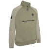 Terrace 1/4 Zip Pocket Sweat - Lichen Green