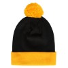Contrast Logo Bobble Hat - Black