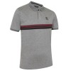 Molineux Striped Polo - Charcoal