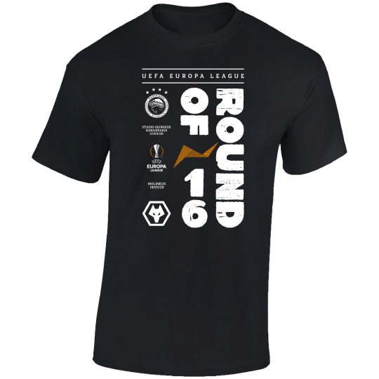 Round of 16 v Olympiacos Printed T-Shirt