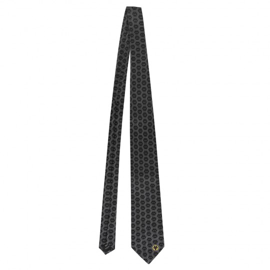 Multi Crest Tonal Poly Tie