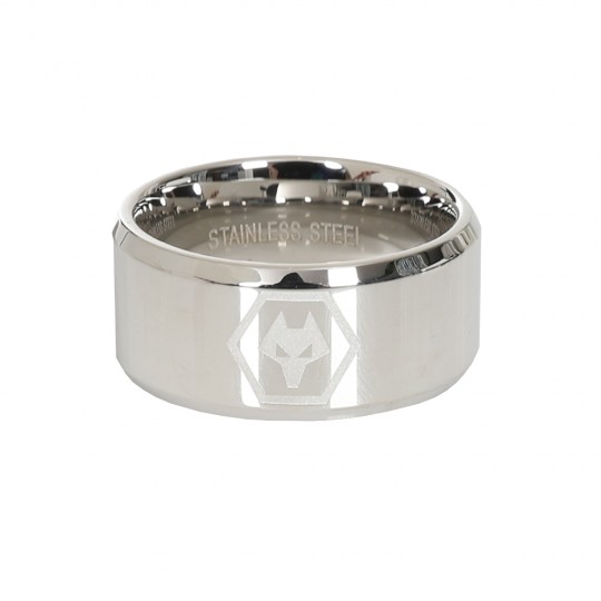 Crest Band Ring - Stainless Steel
