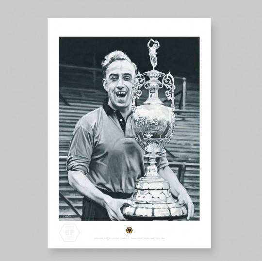 Billy Wright - A3 Print - By Louise Cobbold