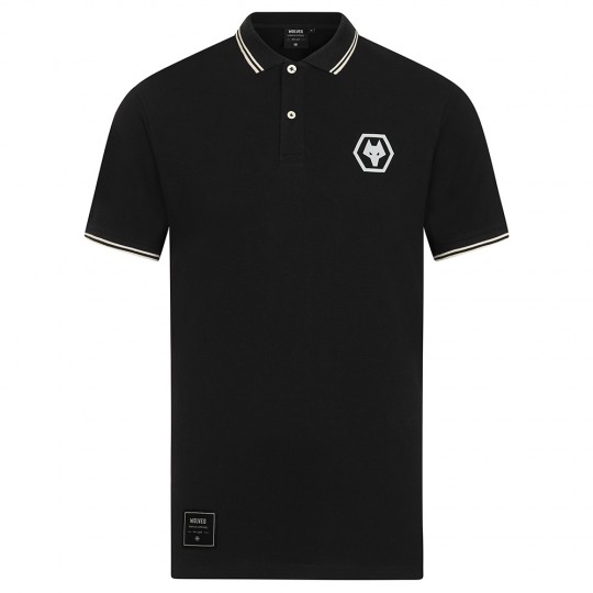 Terrace Tipped Polo - Black