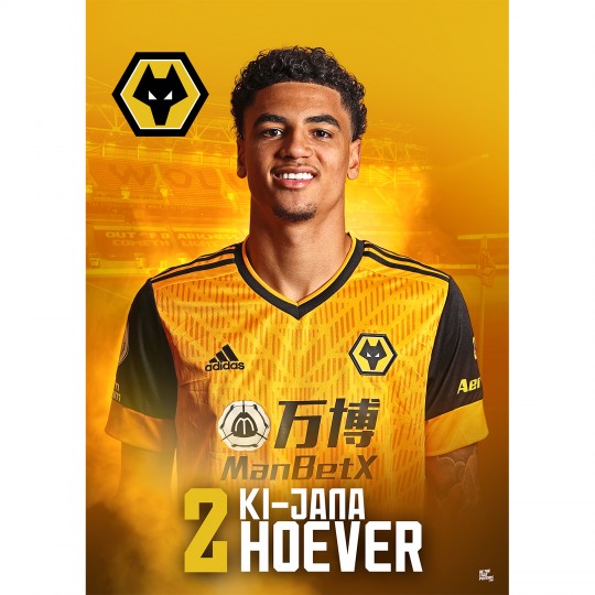 Ki-Jana Hoever Wolves FC A3 Poster 20/21
