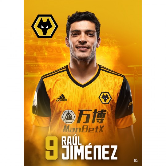 Raul Jimenez Wolves FC A3 Poster 20/21