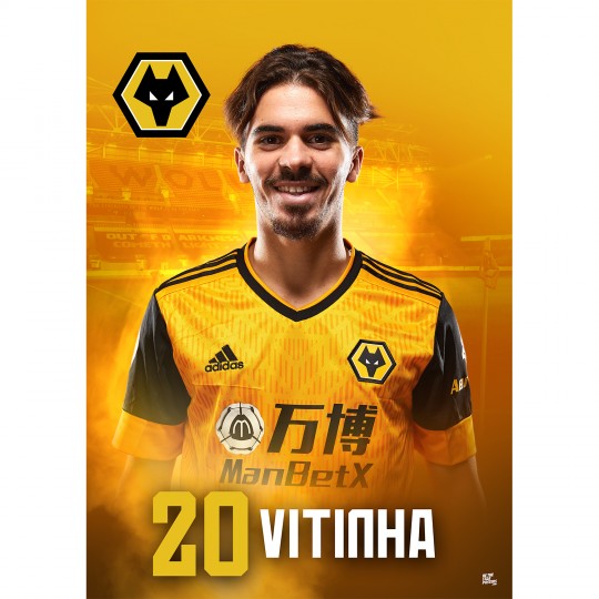 Vitinha Wolves FC A3 Poster 20/21