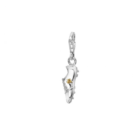 Football Boot Charm - Sterling Silver
