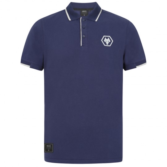 Terrace Tipped Polo - Navy
