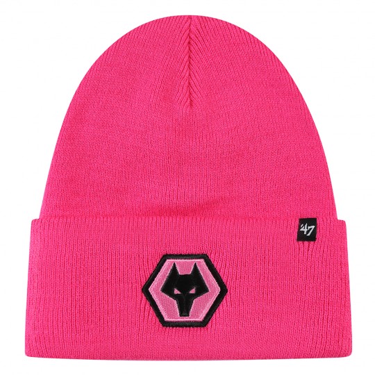 '47 Pink Pittsburgh Steelers Haymaker Cuffed Knit Hat