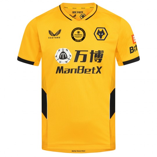 2021-22 Wolves Home Shirt - Adult - Foundation