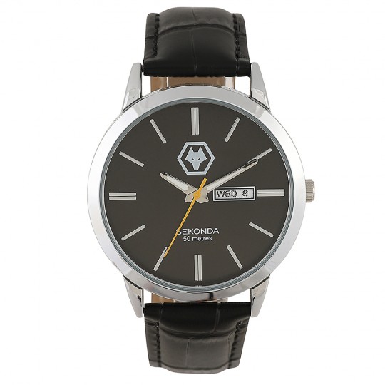 Sekonda mens watch online leather strap