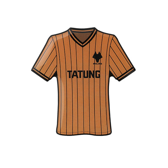Maillot Vintage Wolverhampton Wanderers Umbro – Années 80, Domicile, N°10, Taille M