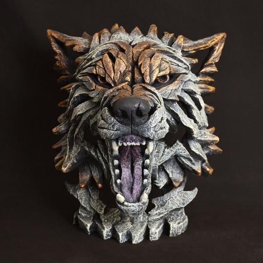 Wolf Head Sculpture