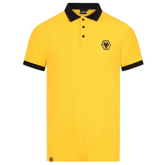 Essentials Contrast Panel Polo Gold