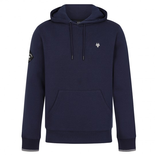 Terrace Tipped Cuff Hoodie - Navy
