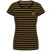 Essentials Striped T-Shirt - Black/Gold - Womens