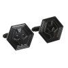 Crest Cufflinks - Black